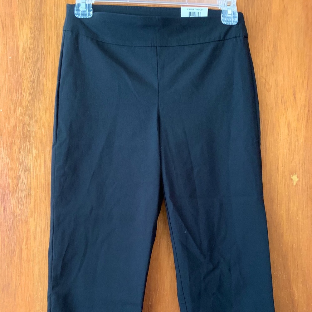 Black Petite Capri Pants
